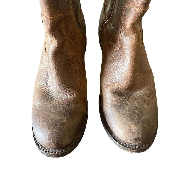 Justin Brown Leather MSL105 Western Cowgirl Work Boots Women’s Size 7.5B 7.5 B - Picture 5 of 8